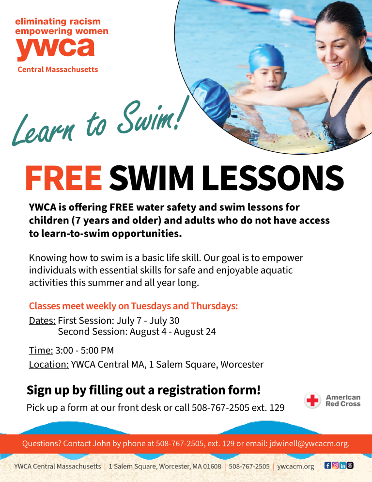 Swim Lessons Infor Swim Lessons - YWCA Central Massachusetts